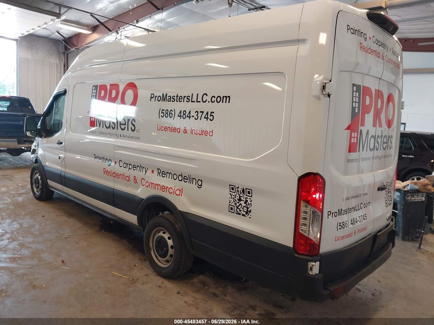 Vin: 1ftbr3x82nka74561, lot: 45981632, ford transit-250 cargo 20223
