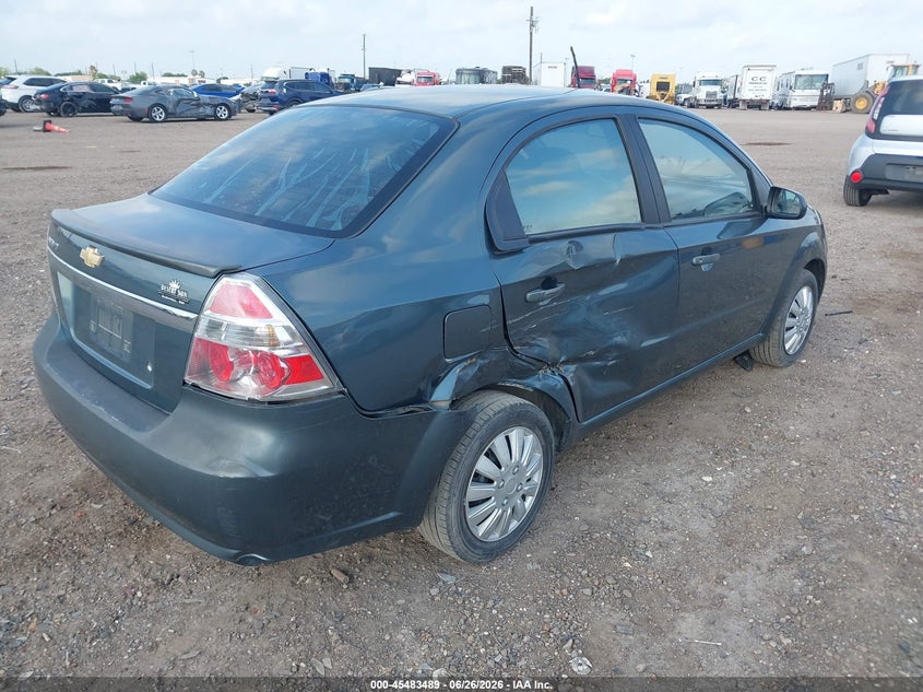Vin: kl1td5de4ab136648, lot: 45981664, chevrolet aveo lt 20104