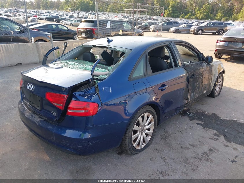 2013 AUDI A4 auction photo 4