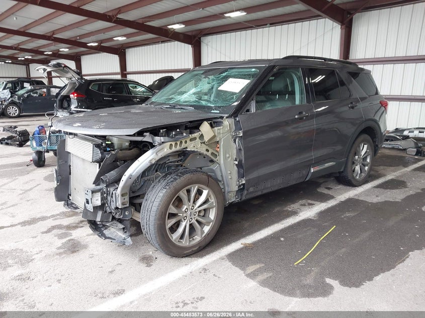 Vin: 1fmsk8dh5nga11023, lot: 45981747, ford explorer xlt 20222