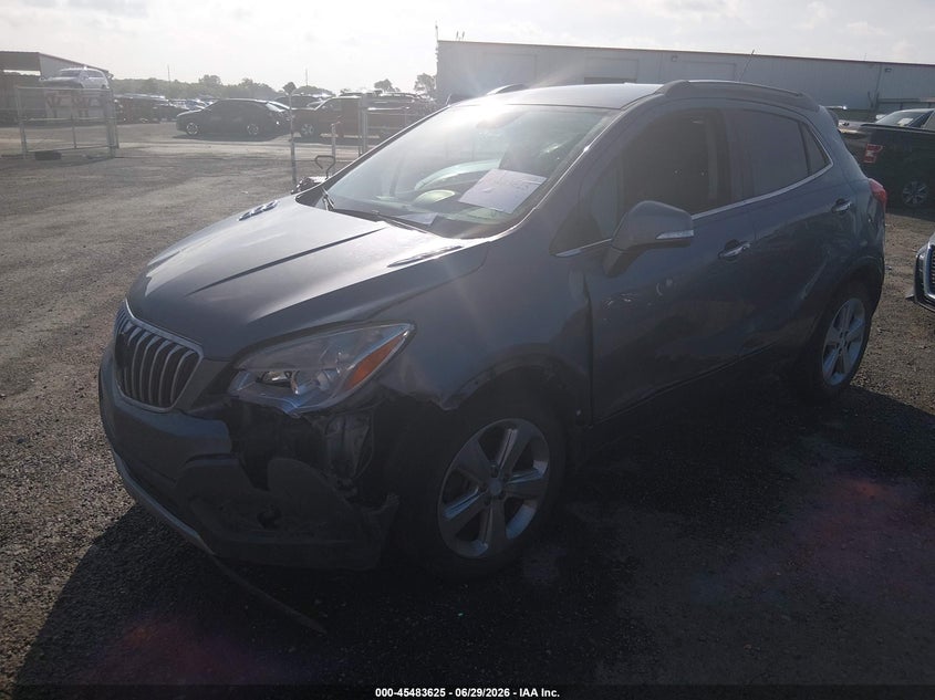 Vin: kl4cjbsb5fb166784, lot: 45981800, buick encore convenience 20152