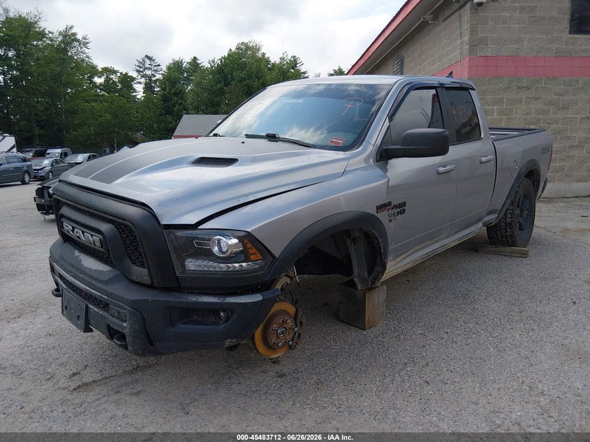 2019 Ram 1500 Classic Warlock 4X4 6'4 Box VIN: 1C6RR7GT9KS717873 Lot: 45483712
