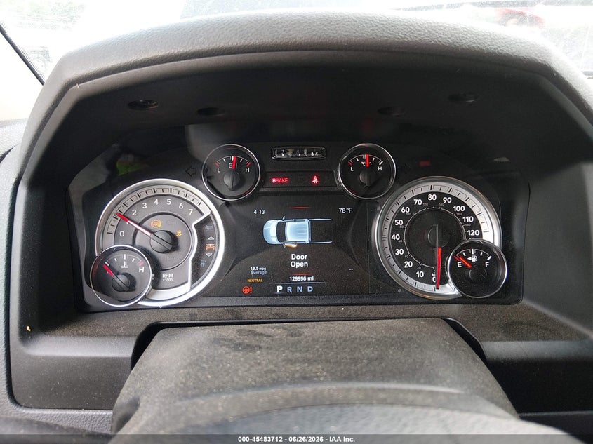 2019 Ram 1500 Classic Warlock 4X4 6'4 Box VIN: 1C6RR7GT9KS717873 Lot: 45483712