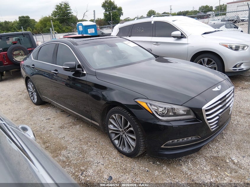 2016 Hyundai Genesis 3.8 VIN: KMHGN4JE1GU130241 Lot: 45483752