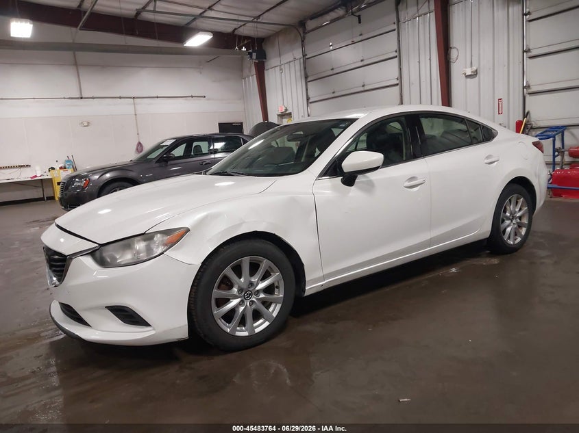 Vin: jm1gj1u56g1461084, lot: 45981939, mazda mazda6 i sport 20162