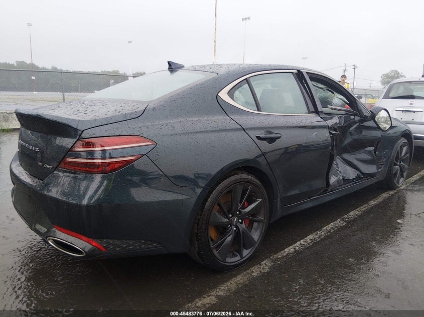 Vin: kmtg54te8pu109163, lot: 45981951, genesis g70 3.3t awd 20234