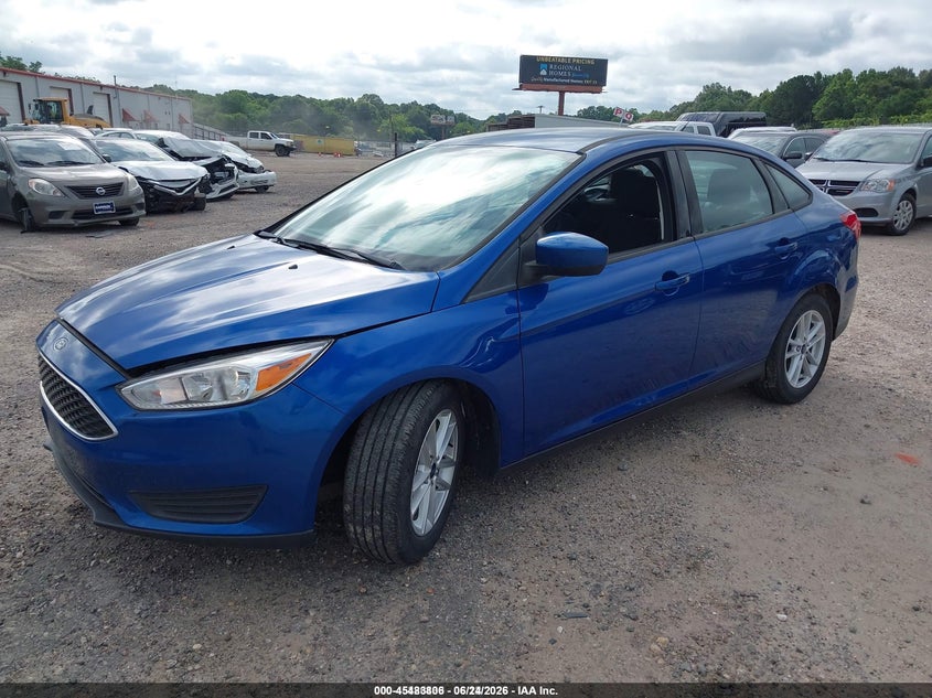 Vin: 1fadp3f24jl327854, lot: 45981981, ford focus se 20182