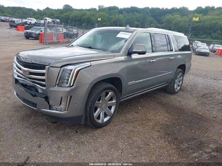 Vin: 1gys4jkj6hr319185, lot: 45981991, cadillac escalade esv premium luxury 20172