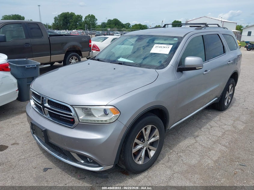 Vin: 1c4rdjdg8gc477101, lot: 45982008, dodge durango limited 20162