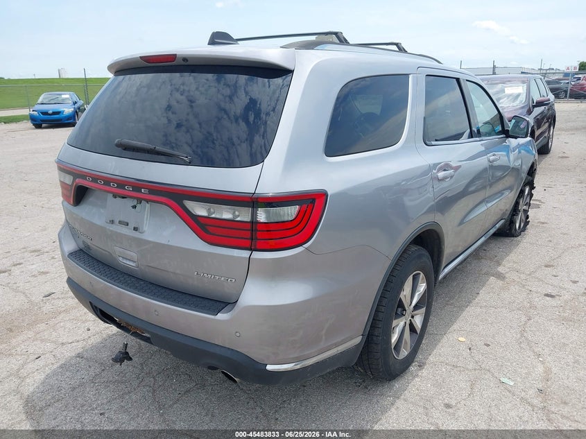 Vin: 1c4rdjdg8gc477101, lot: 45982008, dodge durango limited 20164