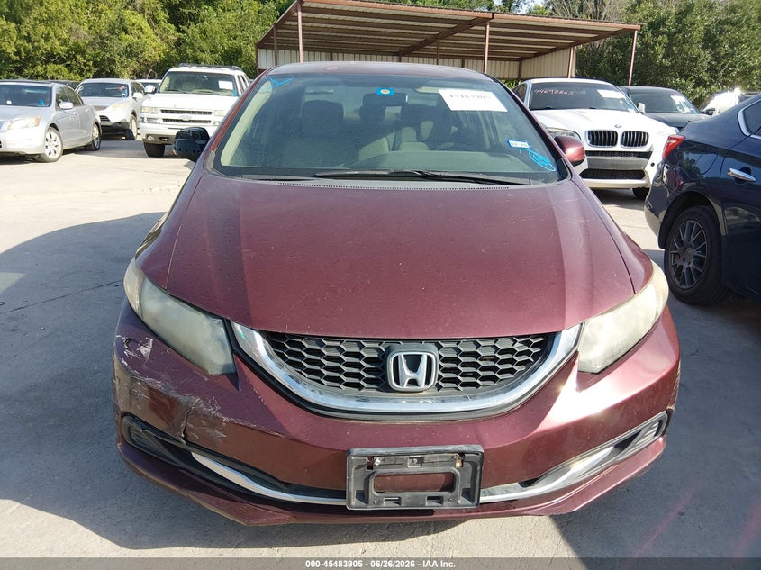 2013 HONDA CIVIC SEDAN 1.8L I-4 VVT, 140HP