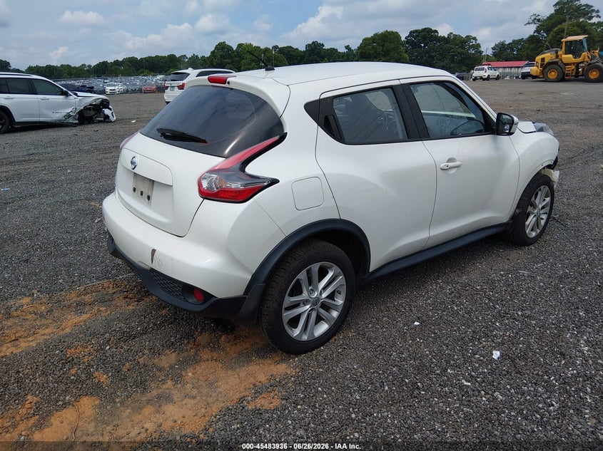 Vin: jn8af5mr5ft513720, lot: 45982112, nissan juke s 20154
