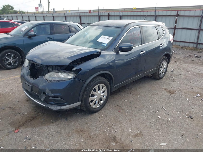2015 Nissan Rogue, Front End, IAAI, VIN KNMAT2MV8FP553086 — photo 2
