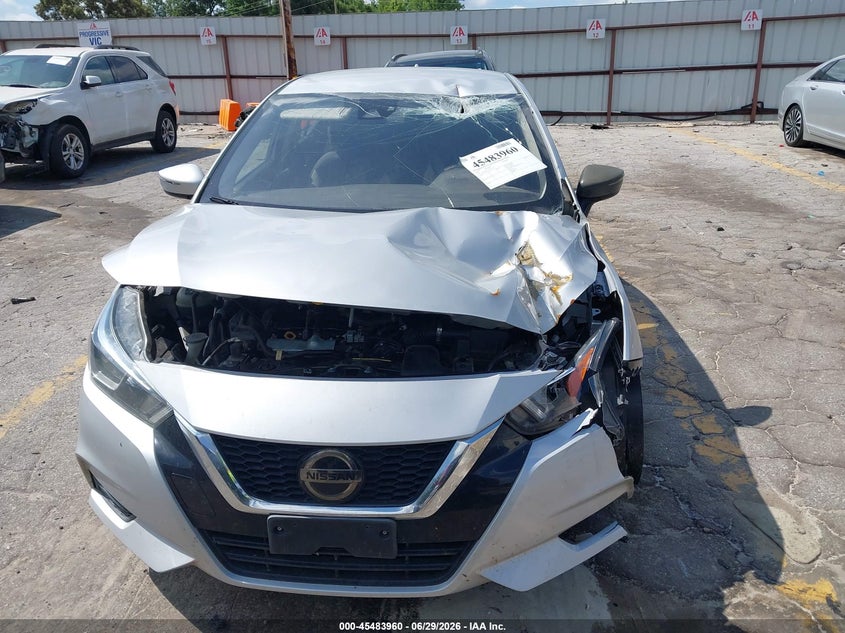 2021 Nissan Versa Sv Xtronic Cvt VIN: 3N1CN8EV6ML833329 Lot: 45483960