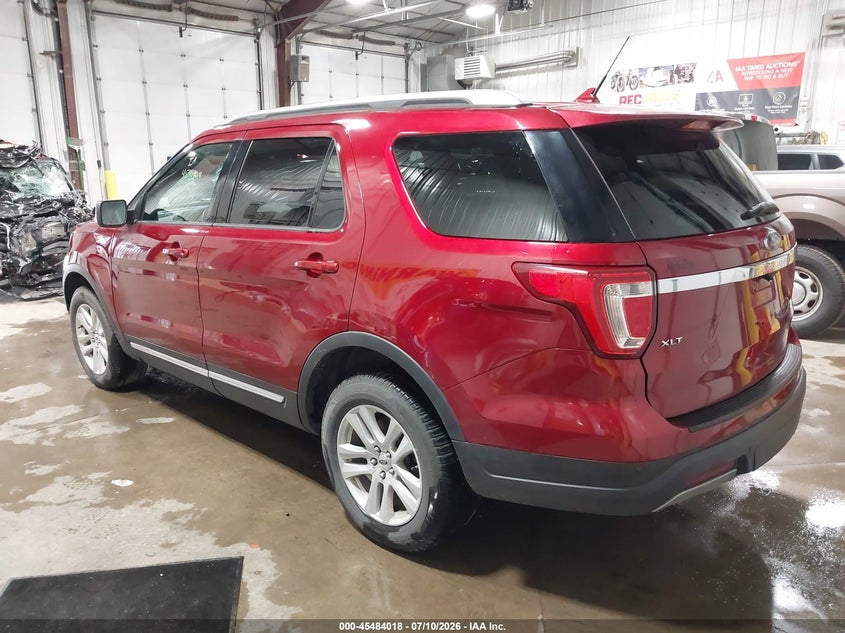 Vin: 1fm5k8d83kga72718, lot: 45982193, ford explorer xlt 20193