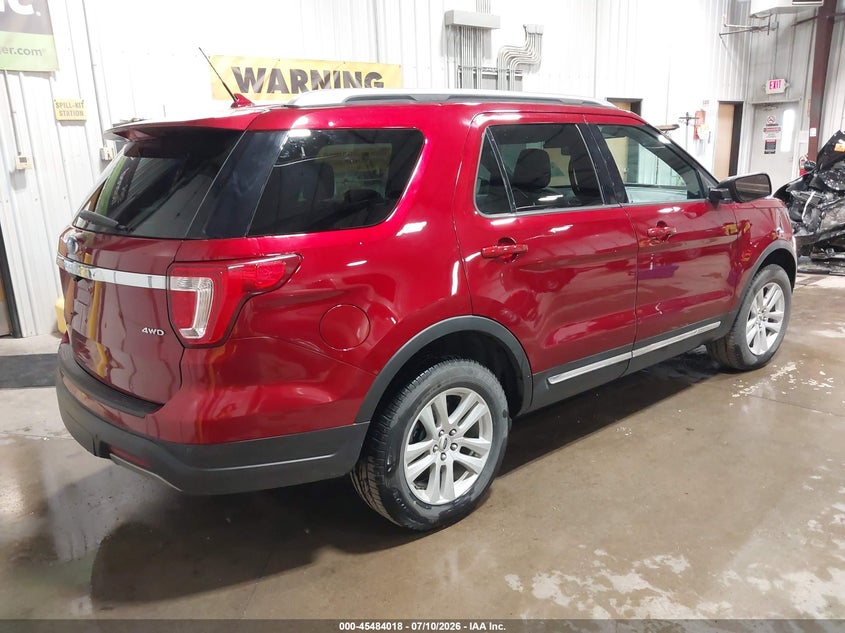 Vin: 1fm5k8d83kga72718, lot: 45982193, ford explorer xlt 20194