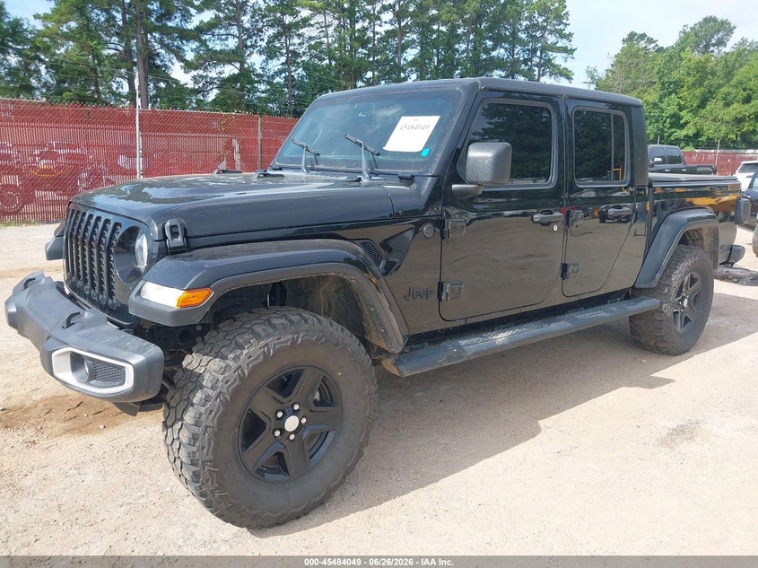 2023 Jeep Gladiator, Пресная вода, IAAI, VIN 1C6HJTAG0PL522009 — фото 2