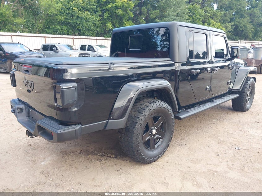 Vin: 1c6hjtag0pl522009, lot: 45982224, jeep gladiator sport s 4x4 20234