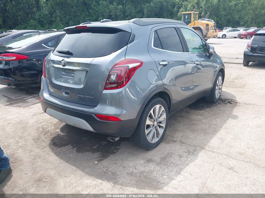 Vin: kl4cjasb8kb824313, lot: 45982237, buick encore fwd preferred 20194