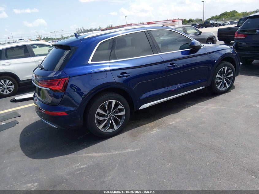Vin: wa1aaafyxm2024654, lot: 45982249, audi q5 premium 45 tfsi quattro s tronic 20214
