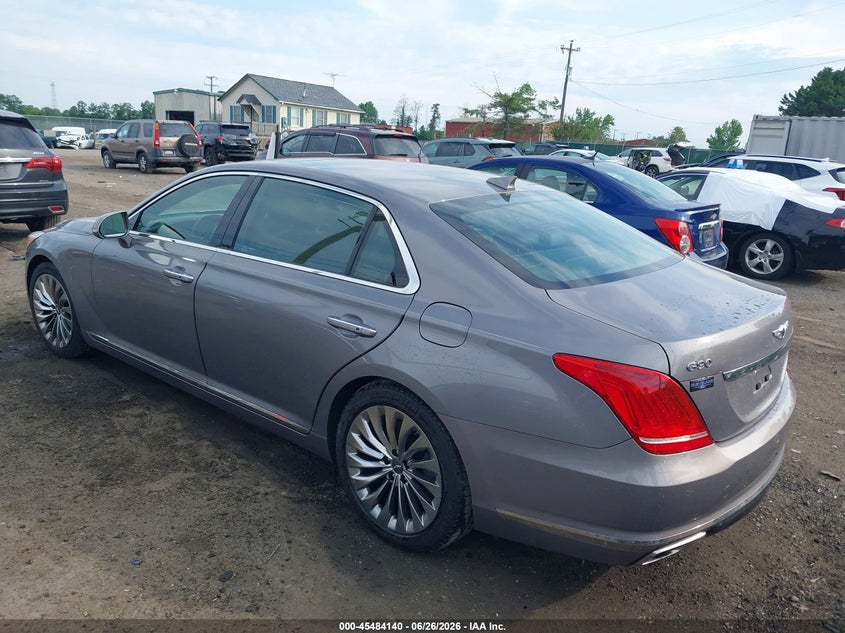 Vin: kmhg34ja5ju046773, lot: 45982314, genesis g90 3.3t premium 20183