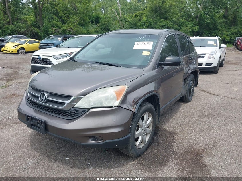2010 Honda CR-V, Левый бок, IAAI, VIN 5J6RE3H33AL036624 — фото 2