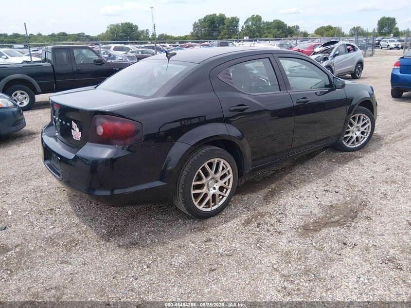 Vin: 1c3cdzab0dn531136, lot: 45982441, dodge avenger se 20134