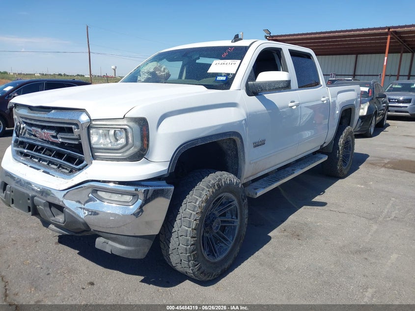 Vin: 3gtp1mec0gg157720, lot: 45982494, gmc sierra 1500 sle 20162