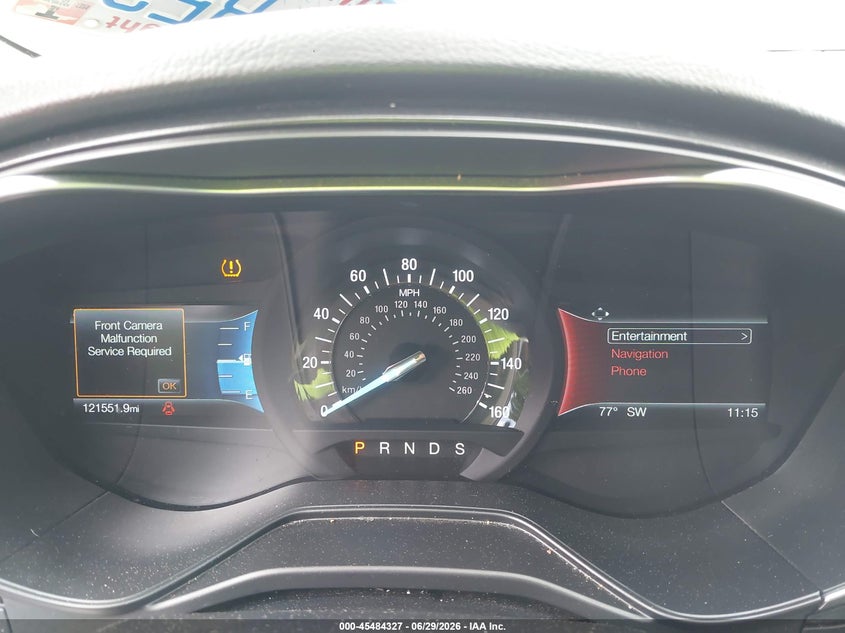 2020 FORD FUSION SEDAN 2.0L I-4 DI, DOHC, VVT, TURBO, 245HP