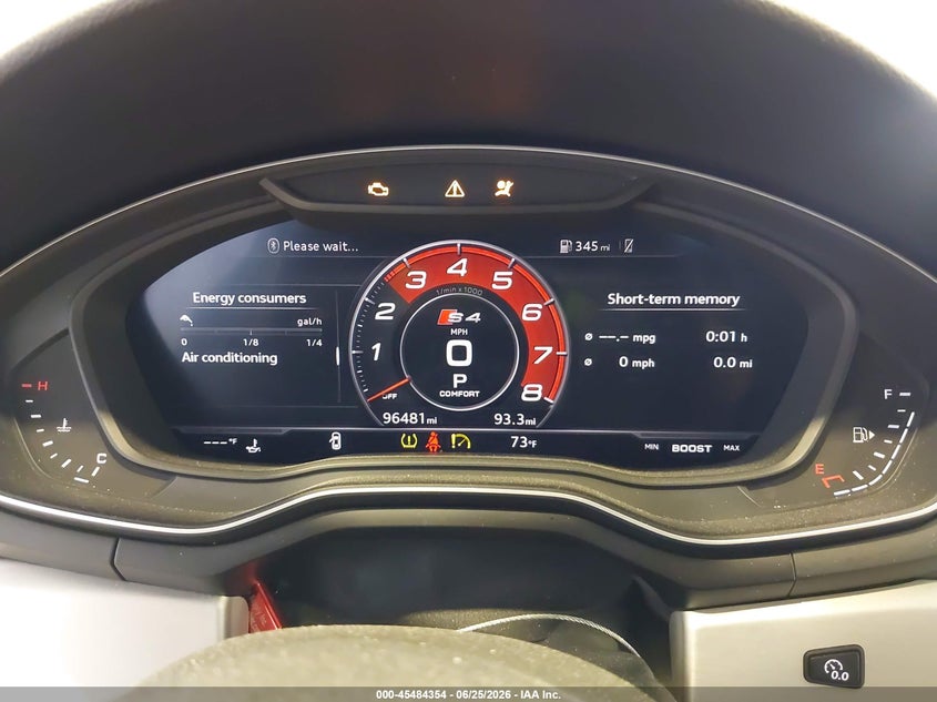 2019 Audi S4 3.0T Premium VIN: WAUB4AF41KA020202 Lot: 45484354