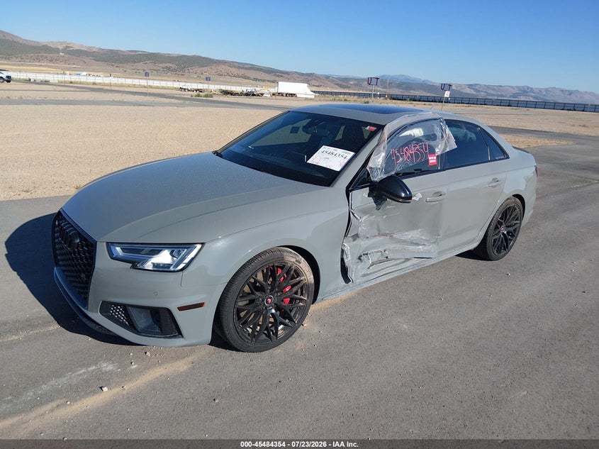 Vin: waub4af41ka020202, lot: 45982529, audi s4 3.0t premium 20192