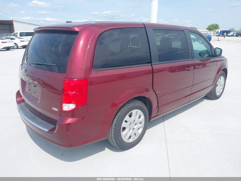 Vin: 2c4rdgbg3hr783007, lot: 45982559, dodge grand caravan se 20174
