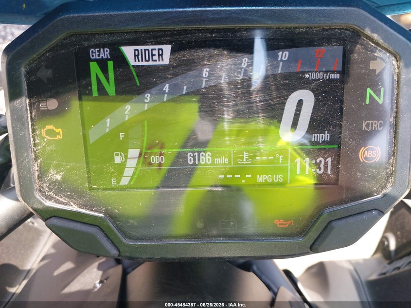 2023 Kawasaki Zr900 F VIN: ML5ZRDF1XPDA57469 Lot: 45484387