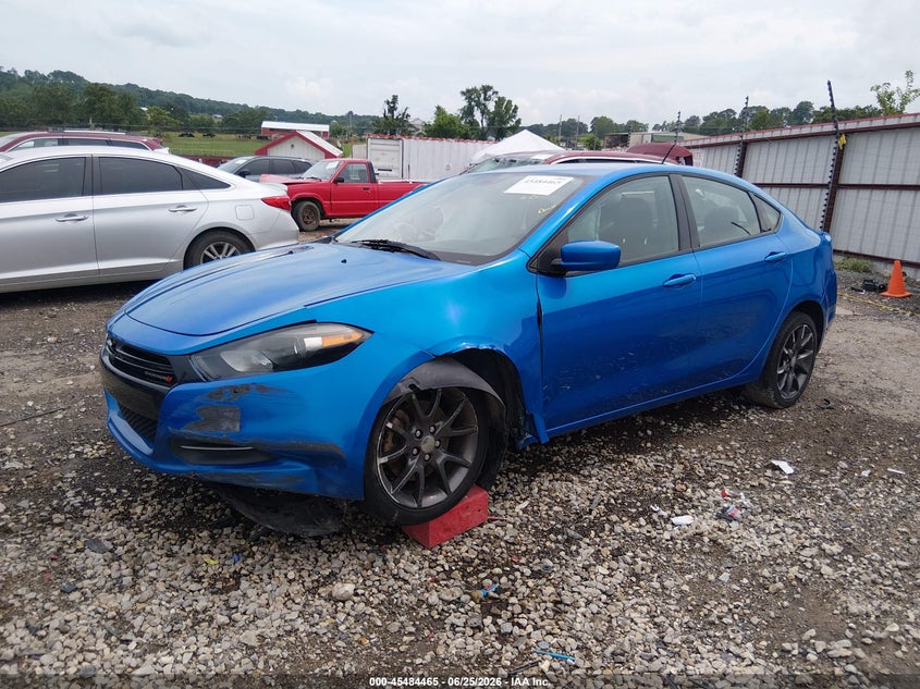Vin: 1c3cdfaa2fd378998, lot: 45982640, dodge dart se 20152