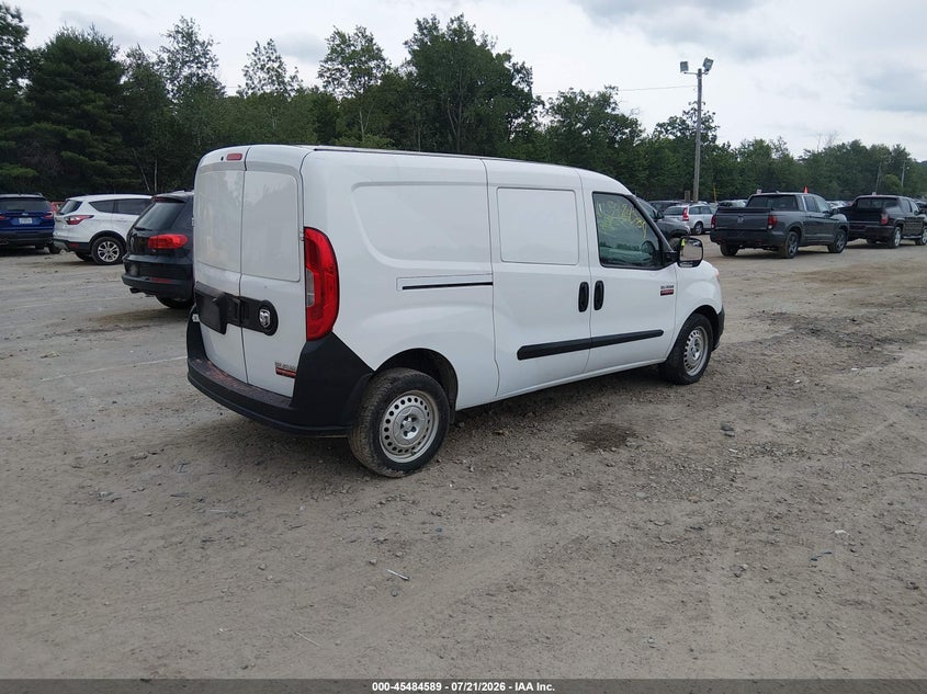 Vin: zfbhrfab3m6u16142, lot: 45982764, ram promaster city tradesman 20214