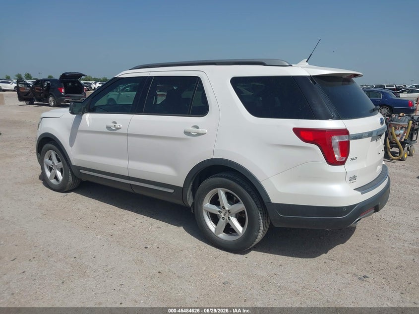 Vin: 1fm5k7d86jgb55312, lot: 45982801, ford explorer xlt 20183