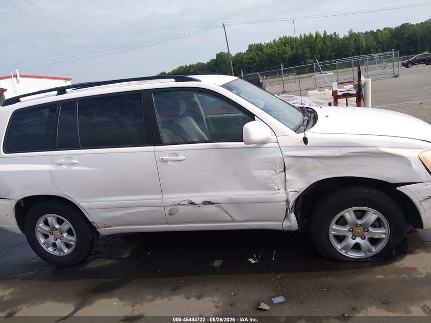 2003 TOYOTA HIGHLANDER V6 3.0L V-6 DOHC, VVT, 220HP