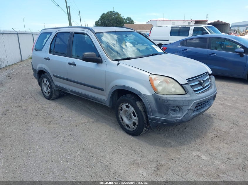 2005 HONDA CR-V SPORT UTILITY VEHICLE 2.4L I-4 DOHC, VVT, 160HP