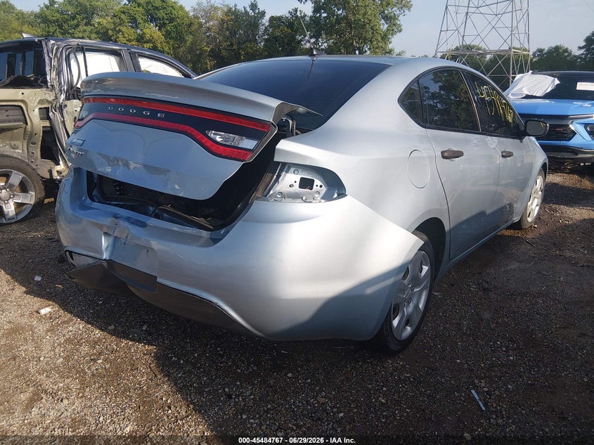 Vin: 1c3cdfaa4dd287051, lot: 45982942, dodge dart se 20134
