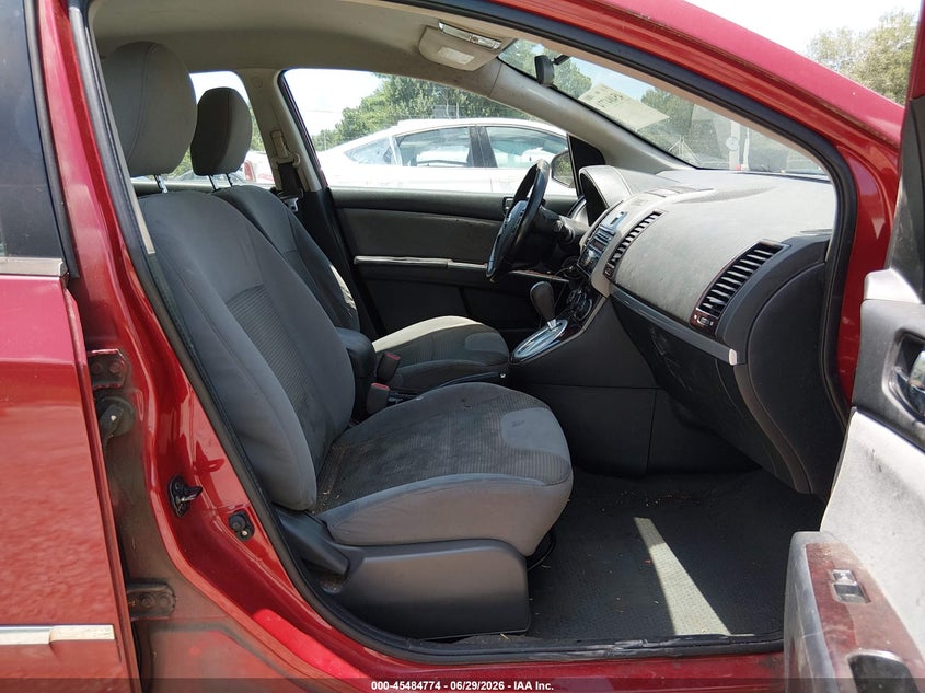2012 NISSAN SENTRA SEDAN 2.0L I-4 DOHC, VVT, 140HP
