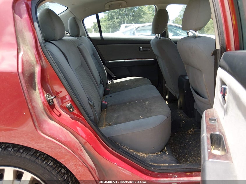 2012 NISSAN SENTRA SEDAN 2.0L I-4 DOHC, VVT, 140HP