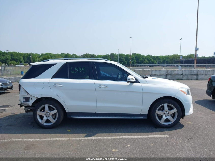 MERCEDES-BENZ ML 350 2015 VIN 4JGDA5HB9FA499803