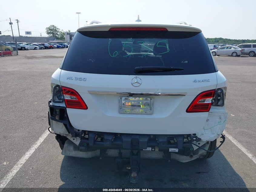 MERCEDES-BENZ ML 350 2015 VIN 4JGDA5HB9FA499803