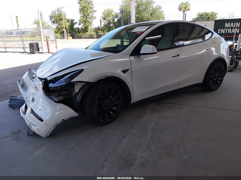 2022 TESLA MODEL Y auction photo 2