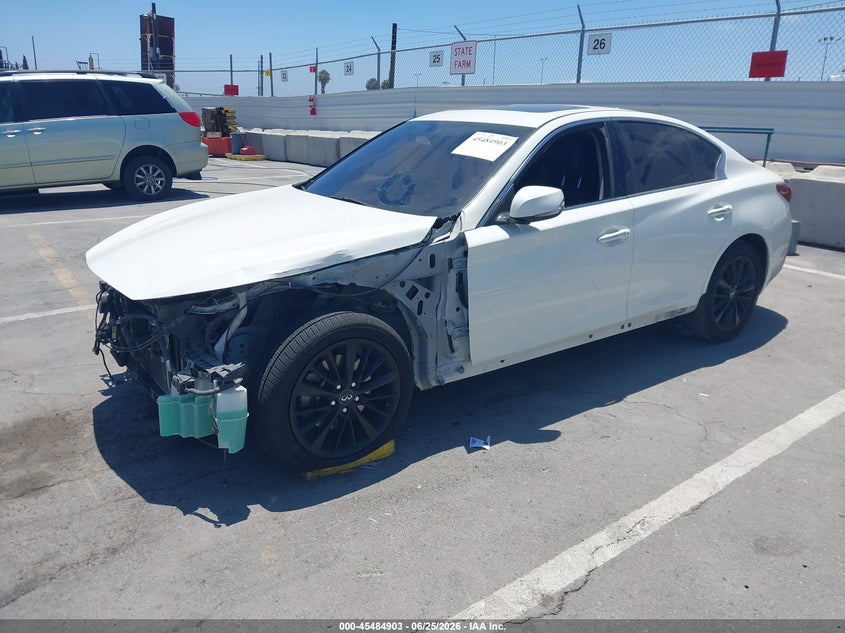 Vin: jn1ev7ar9km559168, lot: 45983078, infiniti q50 3.0t luxe 20192
