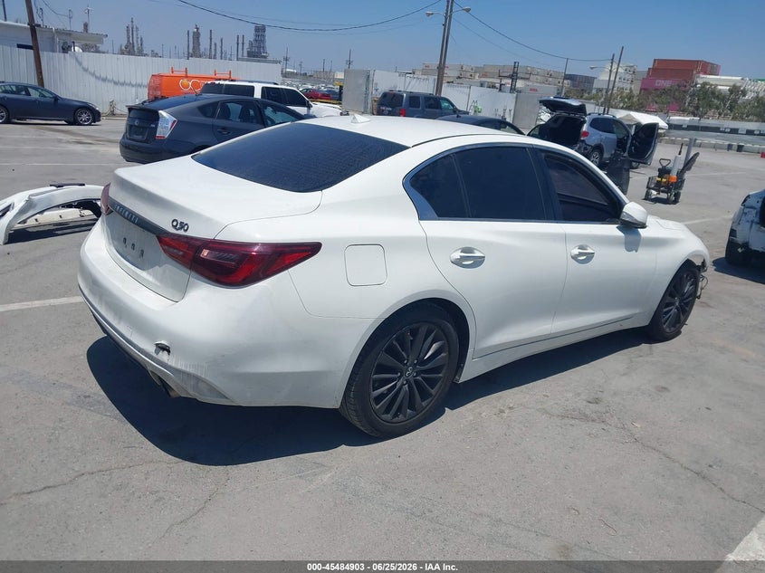 Vin: jn1ev7ar9km559168, lot: 45983078, infiniti q50 3.0t luxe 20194