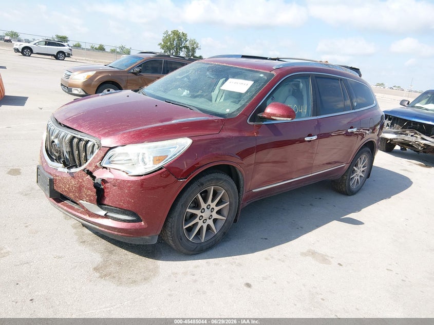 Vin: 5gakvbkdxgj315951, lot: 45983219, buick enclave leather 20162