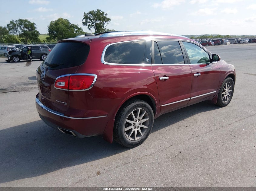 Vin: 5gakvbkdxgj315951, lot: 45983219, buick enclave leather 20164