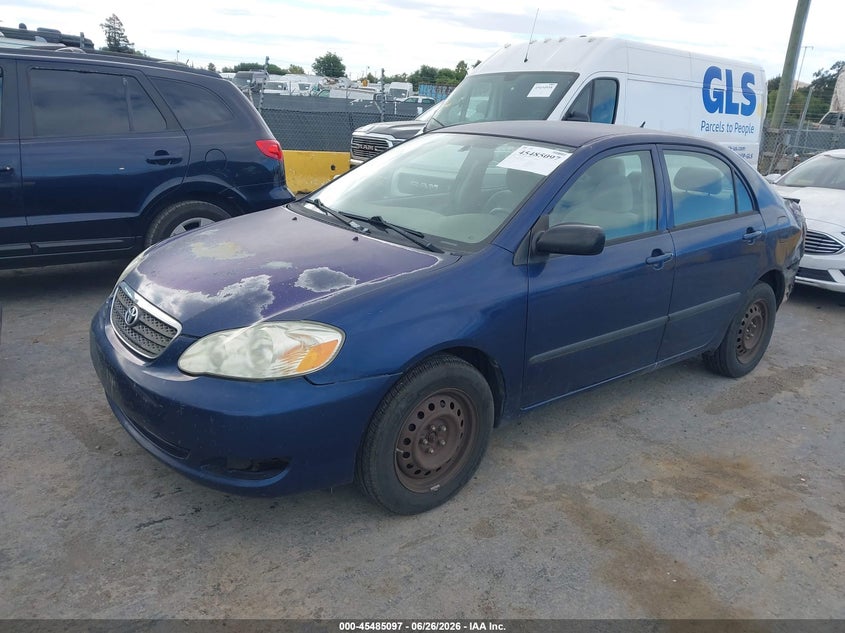 2008 Toyota Corolla, Rear, IAAI, VIN 1NXBR32E28Z956069 — photo 2