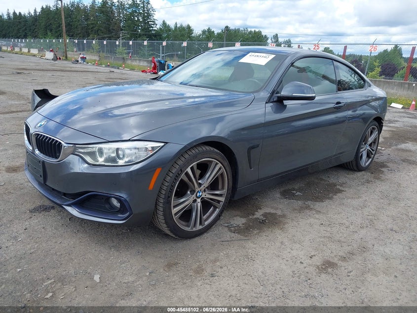 Vin: wba3n5c59ef717226, lot: 45983277, bmw 428i xdrive 20142